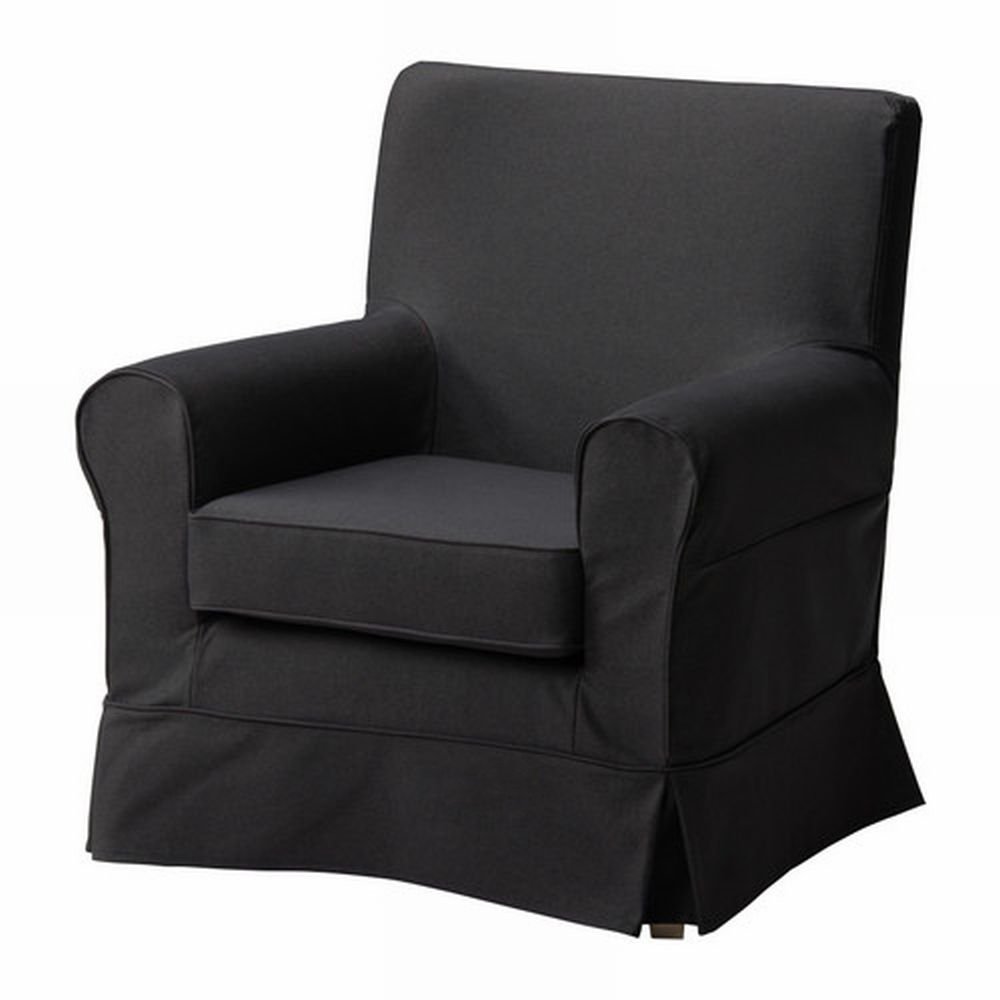 IKEA Ektorp JENNYLUND Armchair SLIPCOVER IDEMO BLACK Chair ...