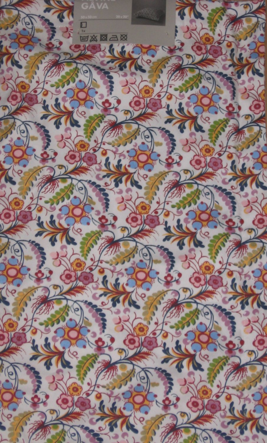 IKEA Alvine Gava PILLOW SHAM Cushion Cover RETRO Paisley G&Atilde;�VA