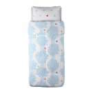 IKEA Hedda Lov BLUE White TWIN Duvet Cover and Pillowcase Set Butterflies LÖV