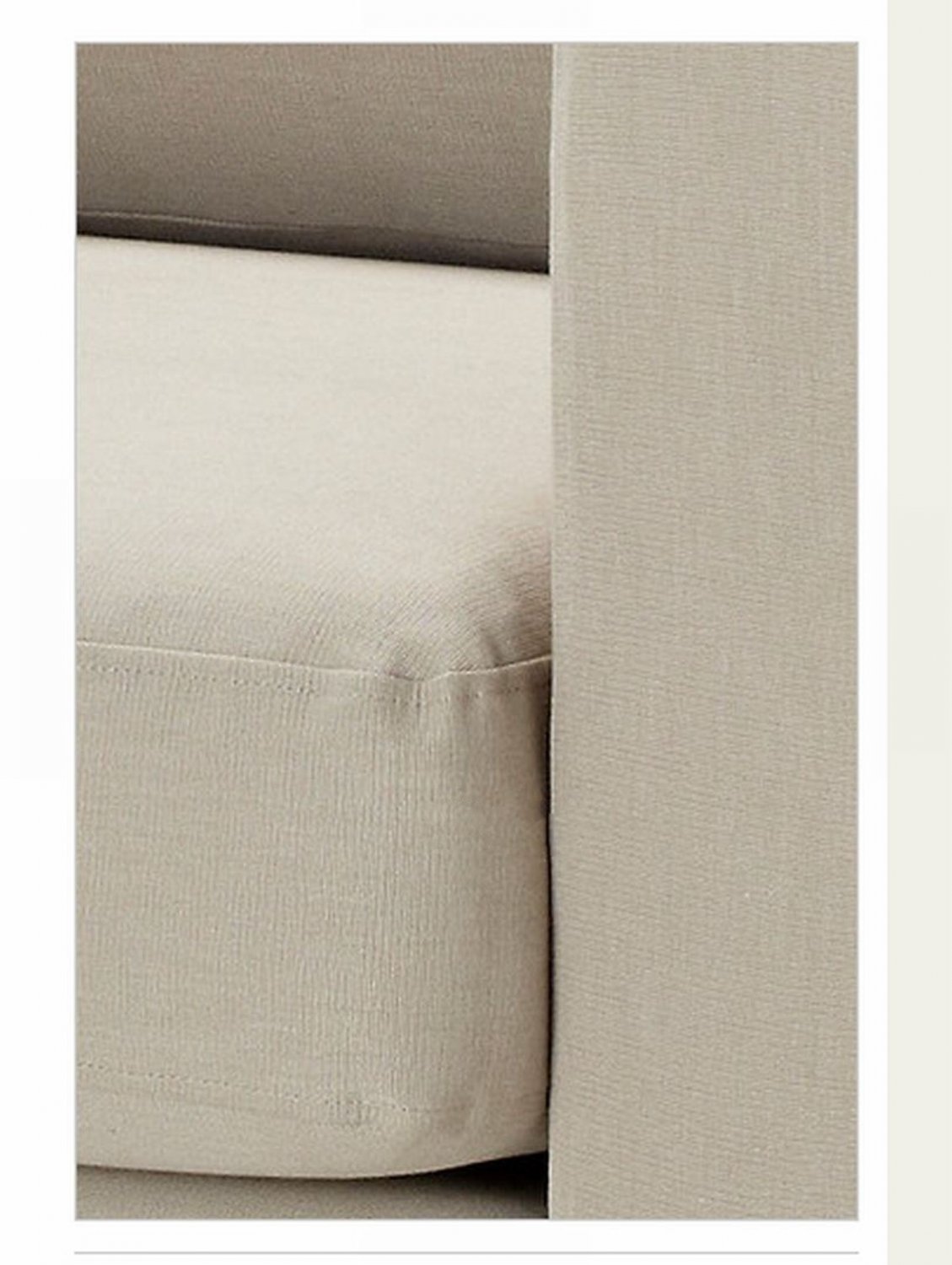 IKEA Karlstad Sofa Bed SLIPCOVER Sofabed Cover SIVIK BEIGE Mid Century