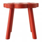 IKEA Ryssby RED Wooden STOOL Chair Footstool Solid Wood Scandinavian Country Swedish Xmas Vinter