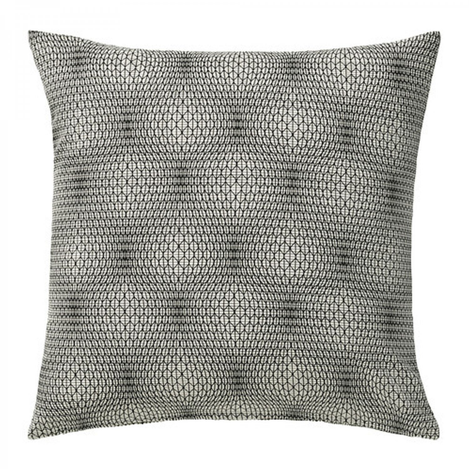 IKEA Nattljus CUSHION COVER Pillow Sham BLACK WHITE Geometric 20