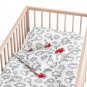 IKEA Tassa Igelkott CRIB Hedgehog Duvet COVER Pillowcase SET Nursery Bedding RED White