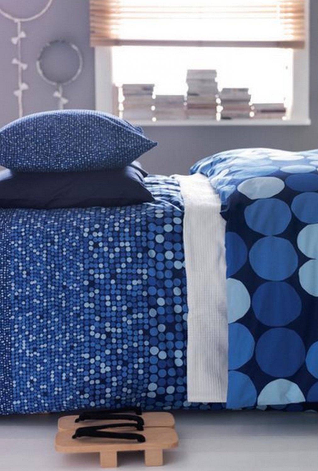 IKEA SMÖRBOLL BLUE TWIN Duvet COVER Pillowcase Set SMORBOLL New