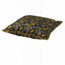 IKEA BEATA LEAF Pillow Cover  EURO Sham 26 x 26 Leaves Yellow Green Brown