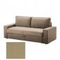 IKEA Vilasund 3 Seat Sofa Bed SLIPCOVER Sofabed Cover DANSBO BEIGE
