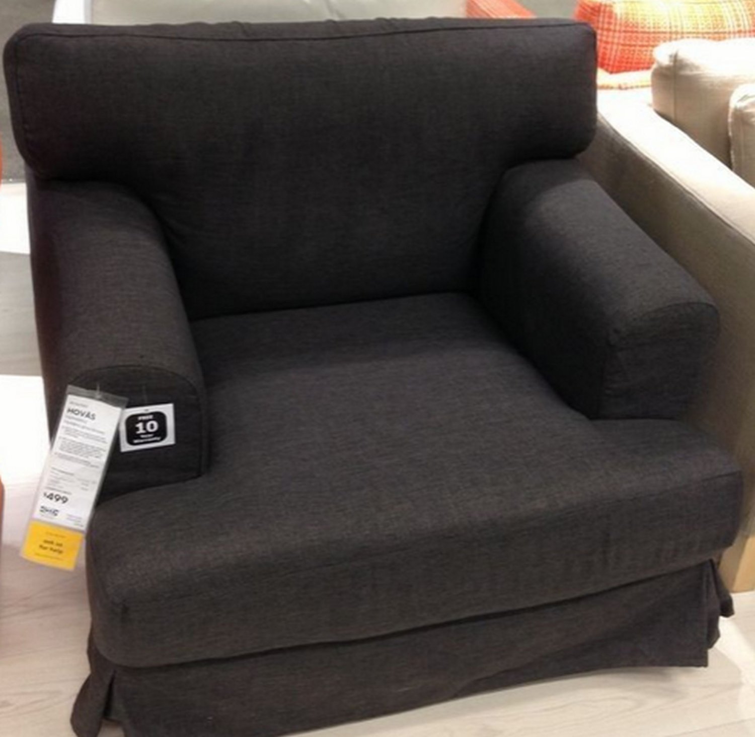 IKEA HOVÅS Hovas Sofa Armchair Footstool SLIPCOVER Cover Combo HJULSBRO