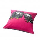 IKEA Gulort OWL Cushion COVER Pillow Sham PINK Black WHITE 20" x 20" GULÖRT