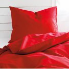 IKEA DVALA TWIN Single Duvet COVER Pillowcase Set RED Solid
