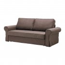 IKEA Backabro 3 Seat Sofa Bed SLIPCOVER Cover JONSBODA BROWN Queen