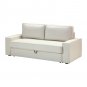 IKEA Vilasund 3 Seat Sofa Bed SLIPCOVER Sofabed Cover VITTARYD LIGHT BEIGE