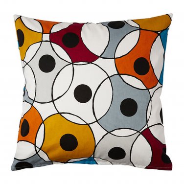 Ikea Dvargpalm Cushion Cover Pillow Sham Circles 20 X 20