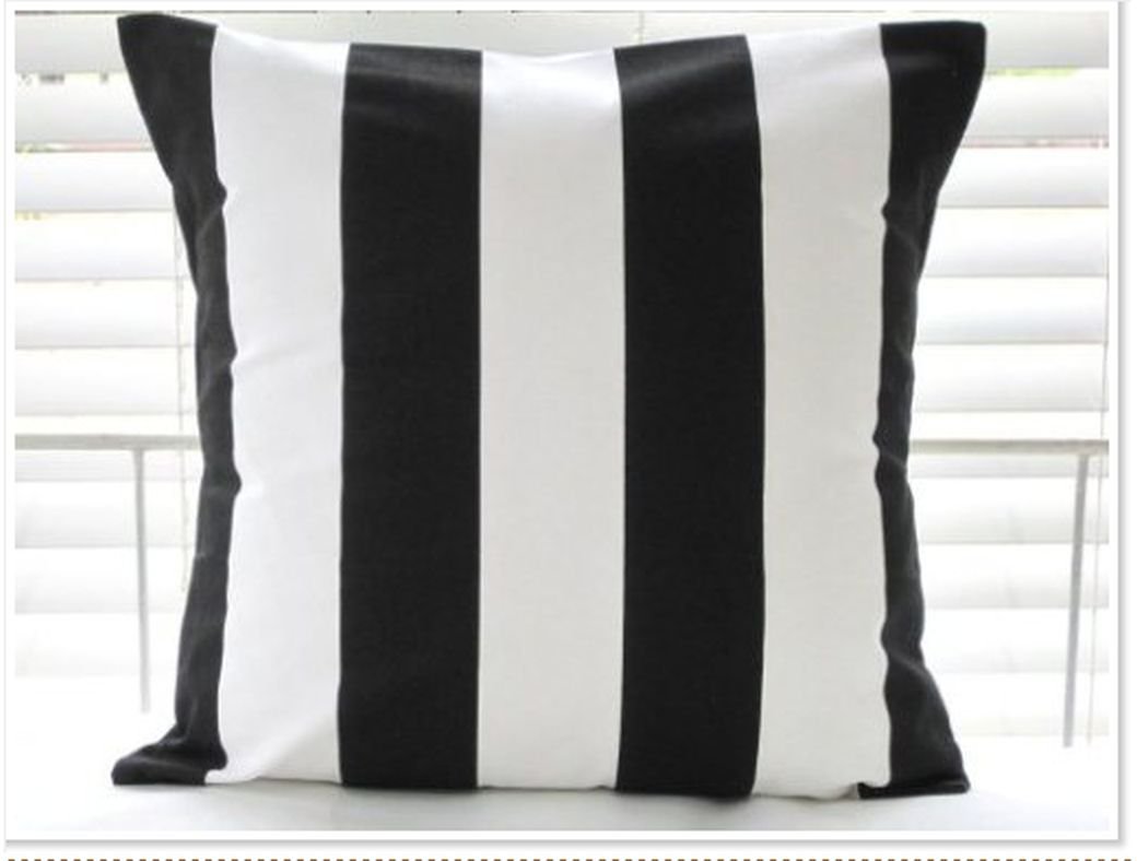 black and white striped pillows ikea