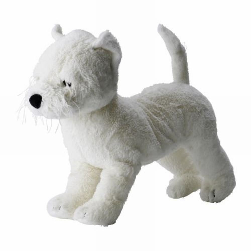 black and white shih tzu stuffed animal