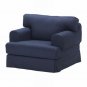 IKEA Hovas Armchair SLIPCOVER Chair Cover KALLVIK DARK BLUE KÃ¤llvik HOVÃ�S