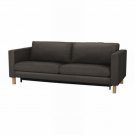 Ikea KARLSTAD Sofa  Bed SLIPCOVER Sofabed Cover KORNDAL BROWN