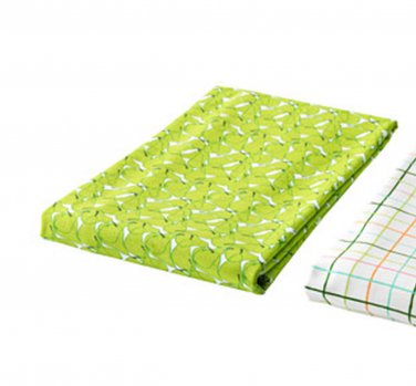 IKEA Sommar 2015 TABLECLOTH Pears GREEN White Cotton Fruit Ltd Edition Summer Design table cloth