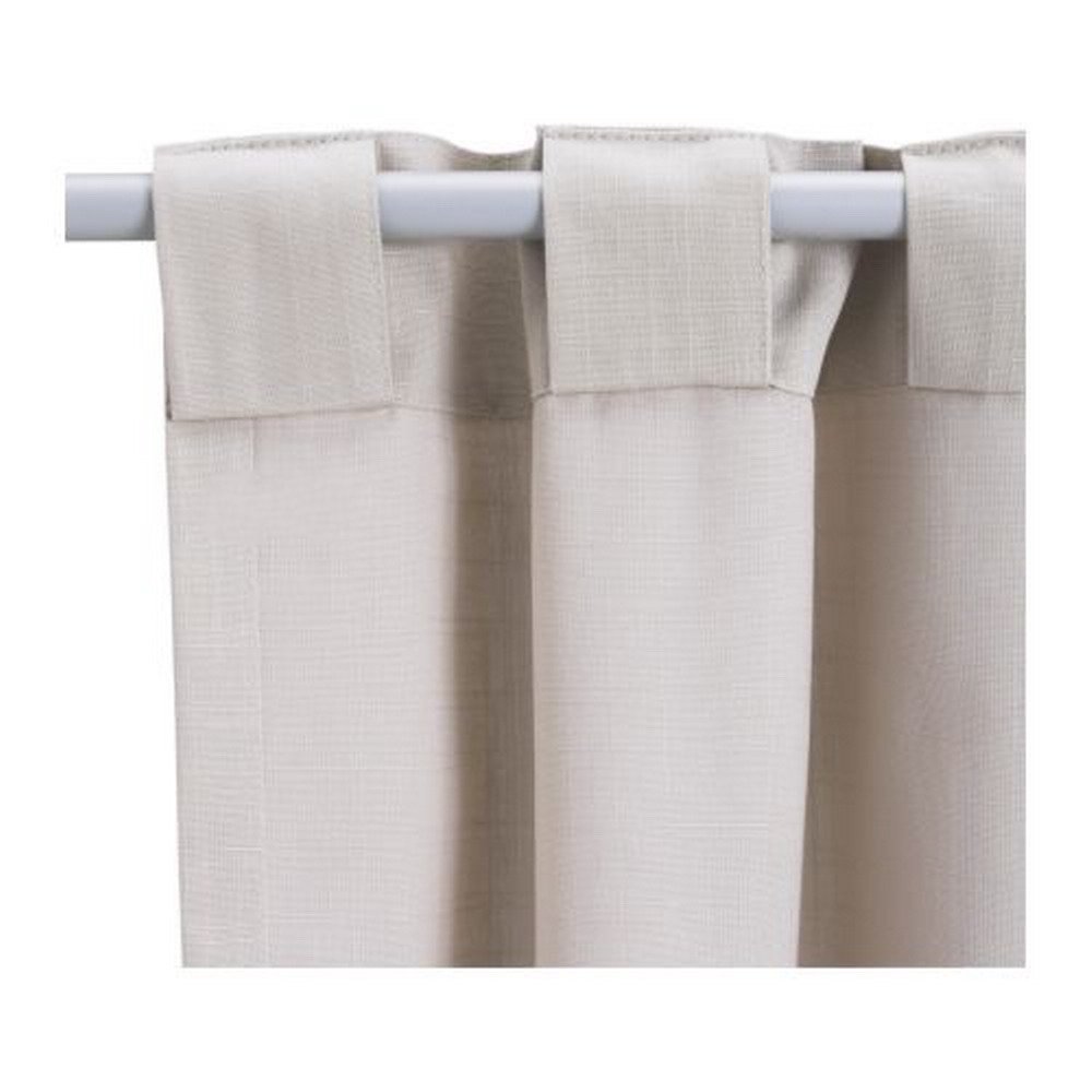 IKEA Ritva GRAY Grey CURTAINS Drapes HEAVY COTTON 98"