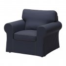 IKEA Ektorp Armchair COVER Chair Slipcover  JONSBODA BLUE Denim