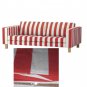 IKEA Karlstad 3 Seat Sofa SLIPCOVER Cover RANNEBO RED White STRIPES Cabana