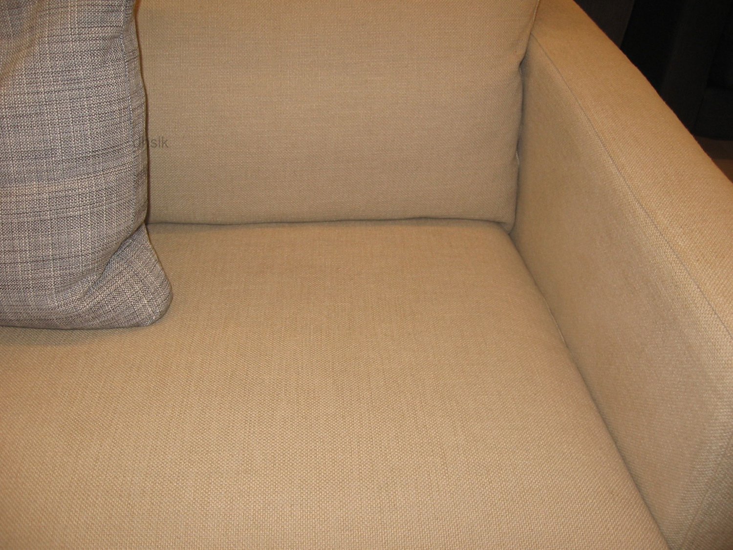 IKEA Karlstad Armchair SLIPCOVER Chair Cover LINDO Beige Lindö Linen