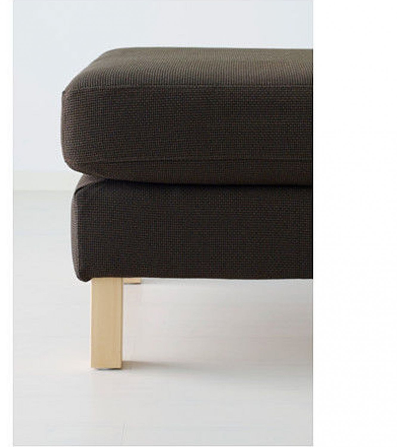 IKEA Karlstad Footstool Ottoman SLIPCOVER Cover KORNDAL BROWN
