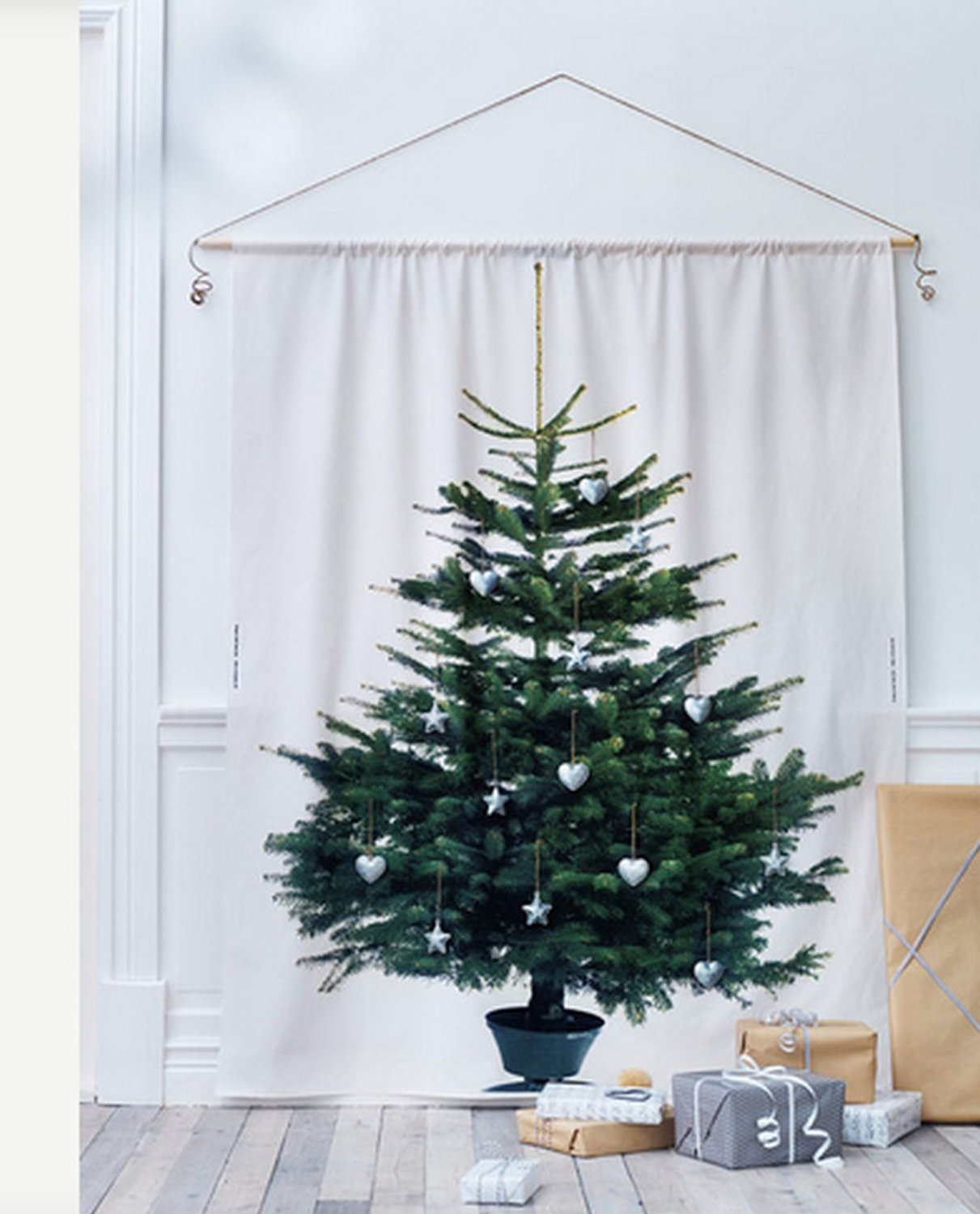 IKEA Entire BOLT Christmas Tree FABRIC Material XMAS VINTER 2014 LOT