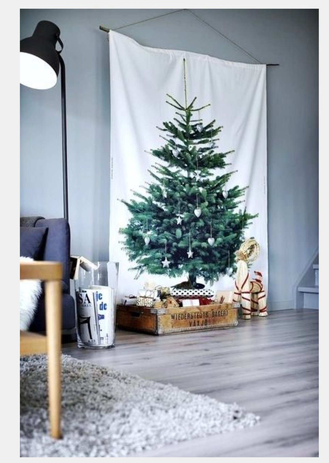 IKEA Entire BOLT Christmas Tree FABRIC Material XMAS VINTER 2014 LOT