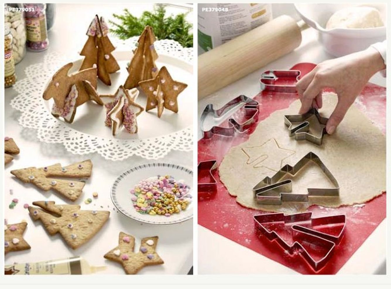 SNOKUL Christmas stand Cookie Cutter Pastry IKEA 6 stainless steel