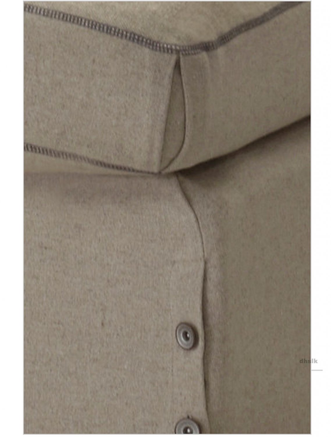 IKEA Ektorp 2+2 Corner Sofa COVER Slipcover RISANE NATURAL Linen beige