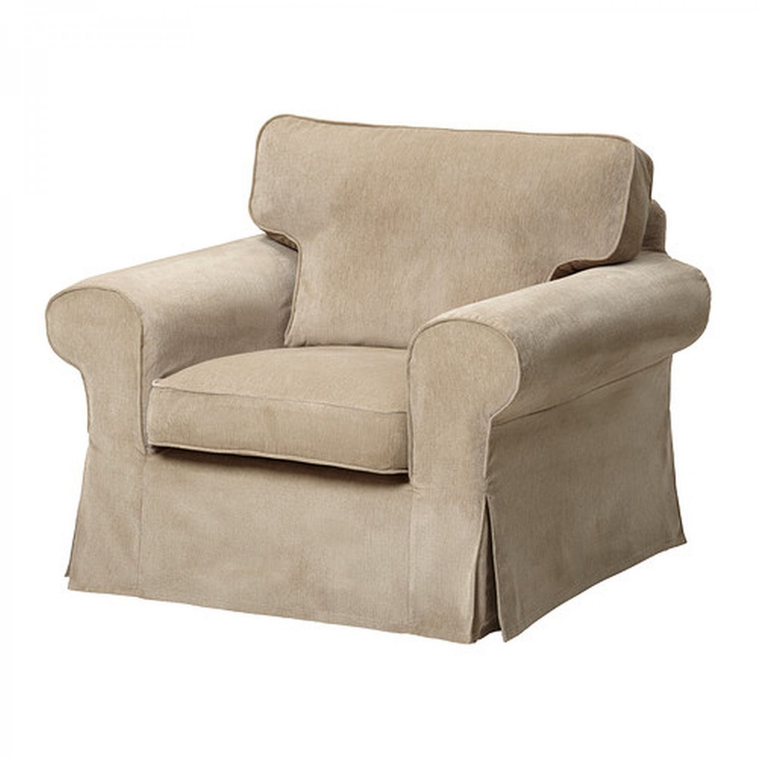 IKEA EKTORP Armchair and BROMMA Footstool COVER Chair Ottoman Slipcover