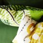 IKEA Stockholm Fabric Material 1 Yd GREEN White FERN Jungle Print MCM