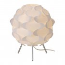 IKEA Fillsta White TABLE  LAMP Accent Light MODERN Art MCM Design Jensen Atomic Mod Round BNIB