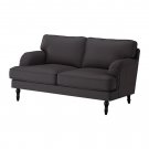 IKEA Stocksund 2 Seat Sofa SLIPCOVER Loveseat Cover NOLHAGA DARK GRAY Grey 61in