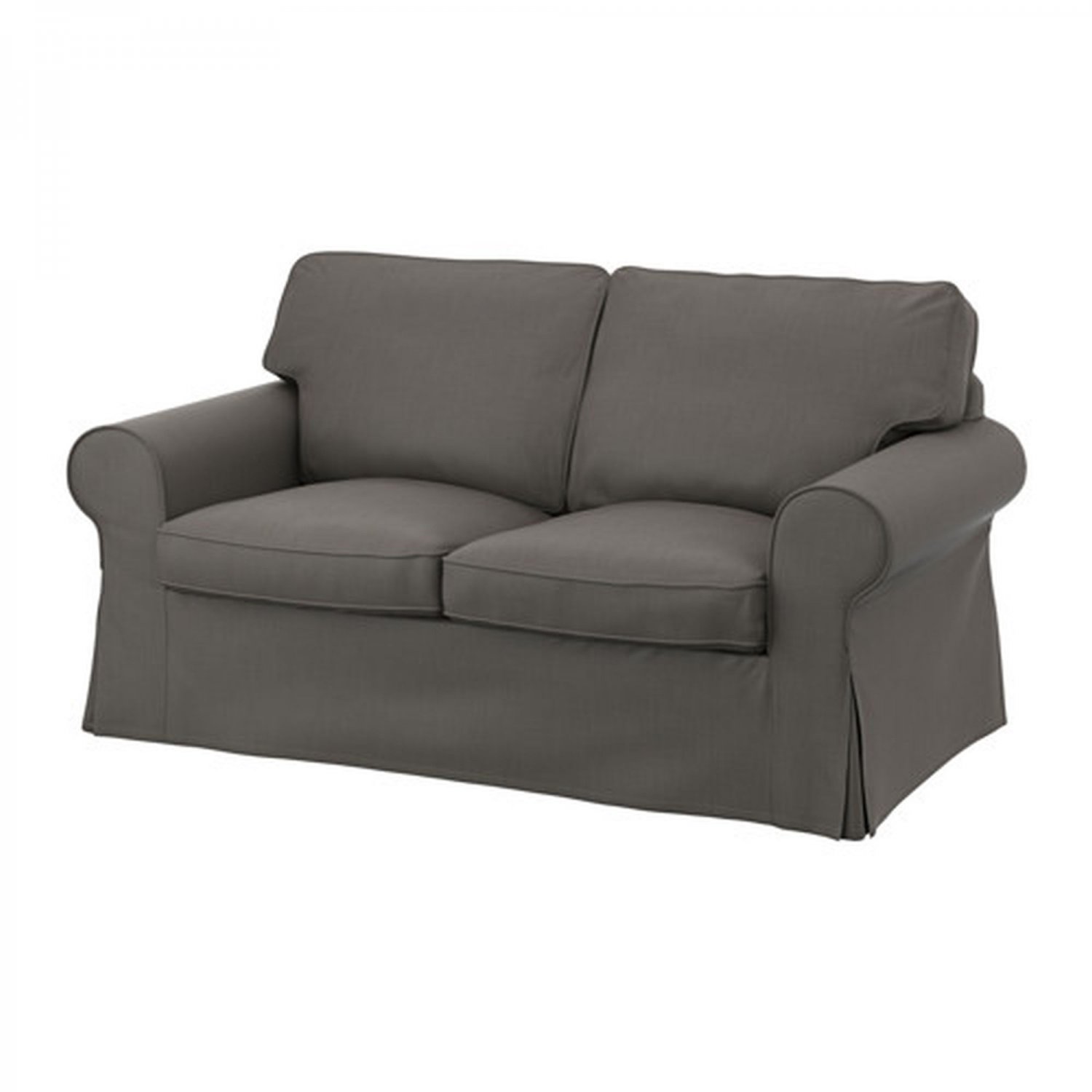 IKEA Ektorp 2 Seat Sofa COVER Loveseat Slipcover NORDVALLA GRAY Grey