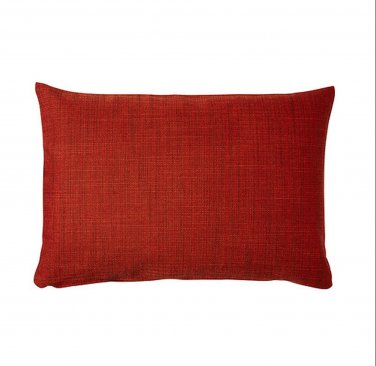 Ikea Isunda Cushion Cover Pillow Sham 16 X 26 Orange Linen Lumbar