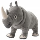 IKEA Onskad RHINO Rhinoceros Soft Plush Toy Gray ÖNSKAD Animal Xmas BNWT