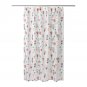 IKEA Rosenfibbla FABRIC SHOWER CURTAIN Multicolor White Floral Tolle Scandinavian Pattern