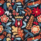 IKEA Tigeroga Fabric Material Scandinavian Country Floral Tolle 1 Yd TIGERÖGA