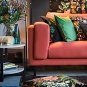 IKEA Tigeroga Fabric Material Scandinavian Country Floral Tolle 1.3 Yd TIGER&Atilde;�GA