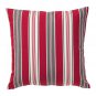 IKEA Vinter 2016 CUSHION COVER Pillow Sham RED Gray White 20" x 20" Stripes Xmas