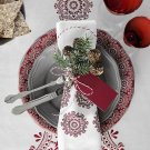 IKEA Vinter 2015 TABLECLOTH Red White Cotton Traditional Swedish Xmas Design