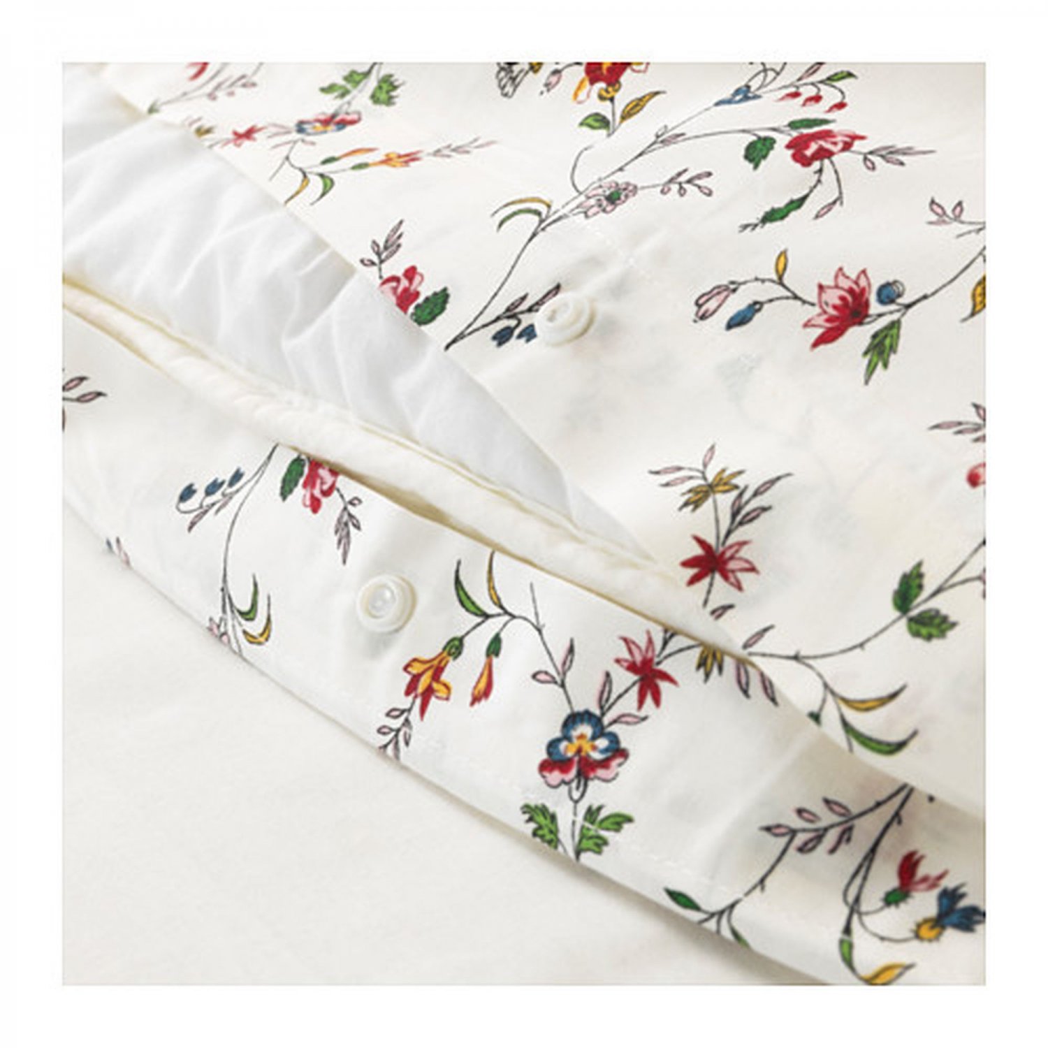 ikea-ljusoga-queen-full-double-duvet-cover-pillowcases-set-floral