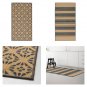 IKEA Vinter 2016 GRAY Striped Tolle Pattern RUG Area Throw Mat LOW PILE Natural Gray XMAS Grey