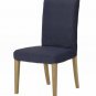 IKEA HENRIKSDAL Chair SLIPCOVER Cover 21" 54cm SANNE BLUE Black