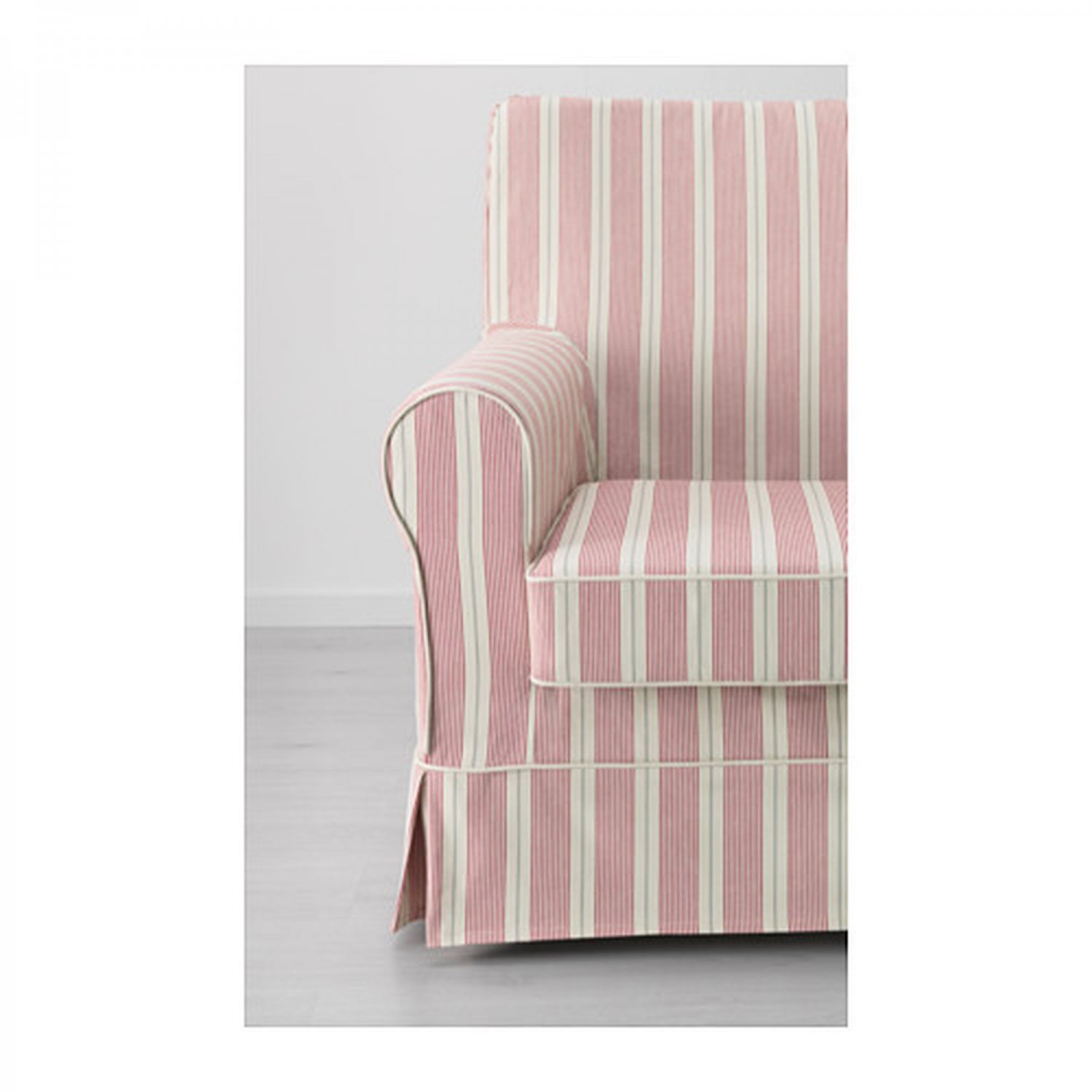 IKEA Ektorp JENNYLUND Armchair SLIPCOVER Chair Cover MOBACKA Red Beige