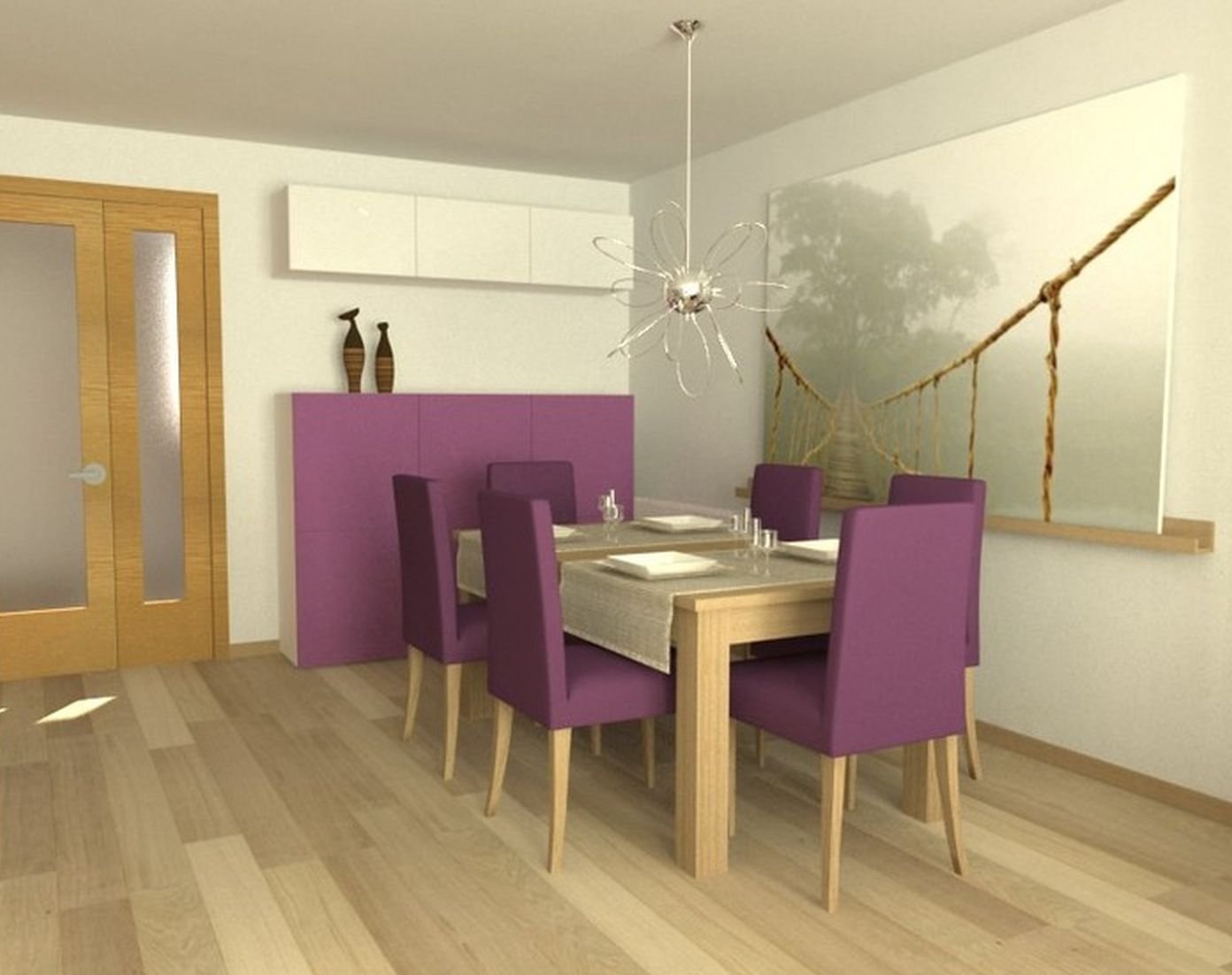 IKEA Premiar JUNGLE JOURNEY WALL ART Print HUGE Canvas TREE Bridge