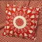 IKEA Snoa Flinga Fabric Snowflake Winter BLUE Scandinavian XMAS 1 Yd Tolle Vinter