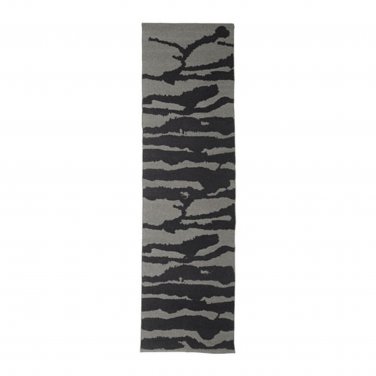 IKEA Svartan Area Runner RUG Mat Black Gray WOOL Modern Art SVÃRTAN Flatwoven 2 ' 11 "x9 ' 10 "