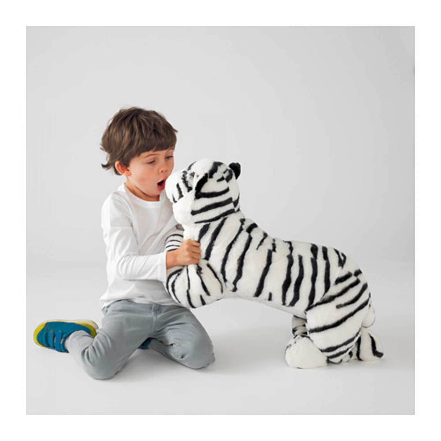 stuffed animal white tiger